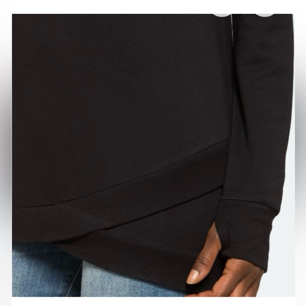 Threads for Thought Black Women's Tunic Knit Top large - Picture 4 of 12